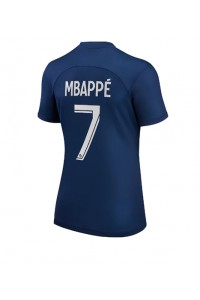 Fotbalové Dres Paris Saint-Germain Kylian Mbappe #7 Dámské Domácí Oblečení 2022-23 Krátký Rukáv